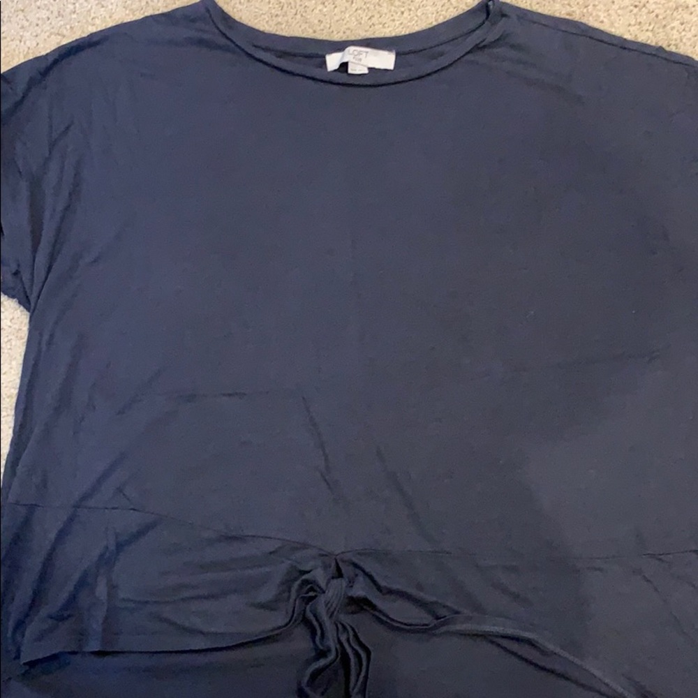 Loft knotted shirt